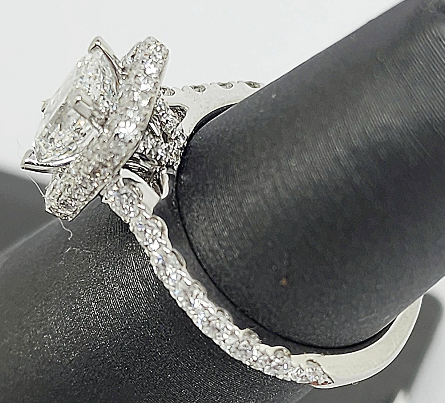 1.08ct Old Mine Cut Diamond Engagement Ring — GIA Certified, Platinum