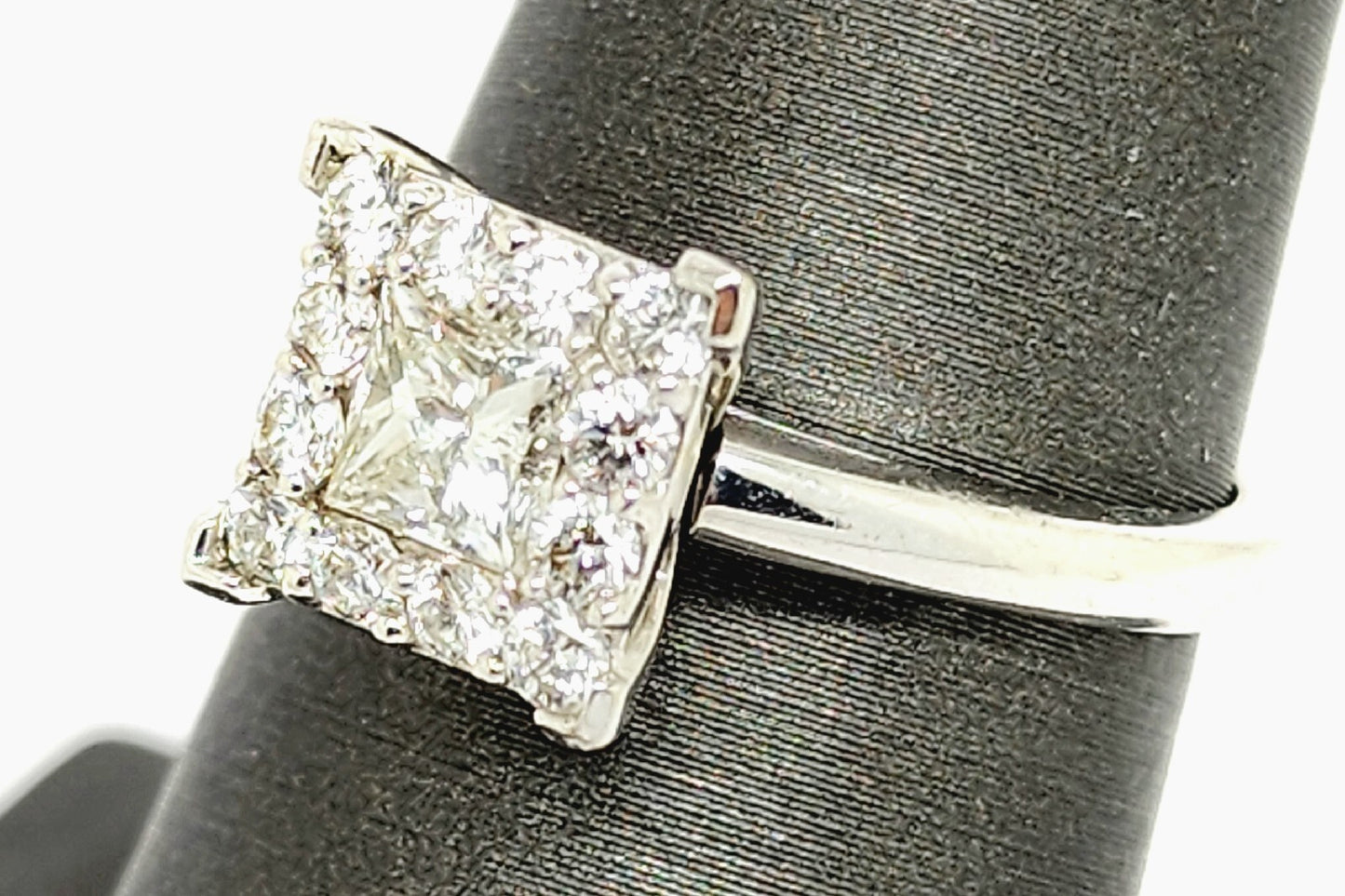 0.50ct Round Brilliant Diamond Cartier Ring — GIA Certified, 18k White Gold