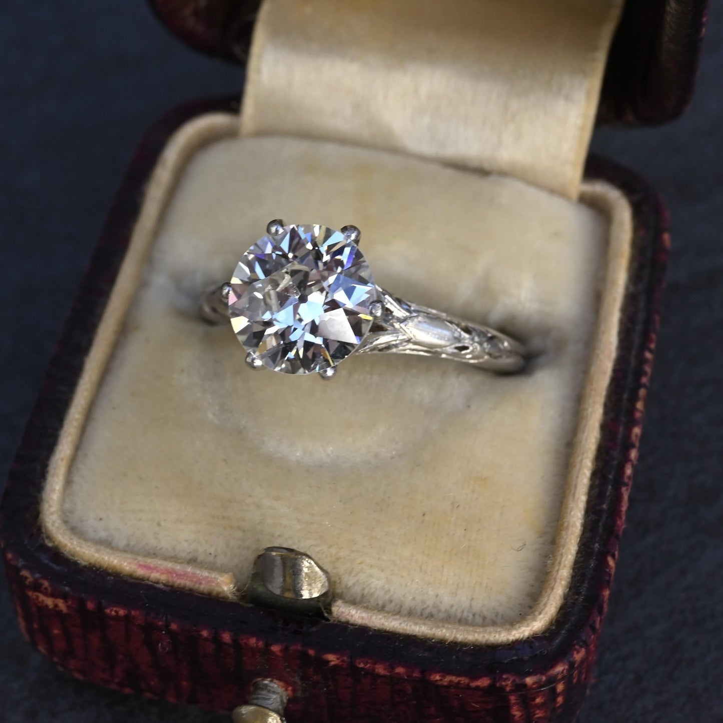 1.60ct Round Brilliant Three-Stone Diamond Ring — GIA Certified, Platinum