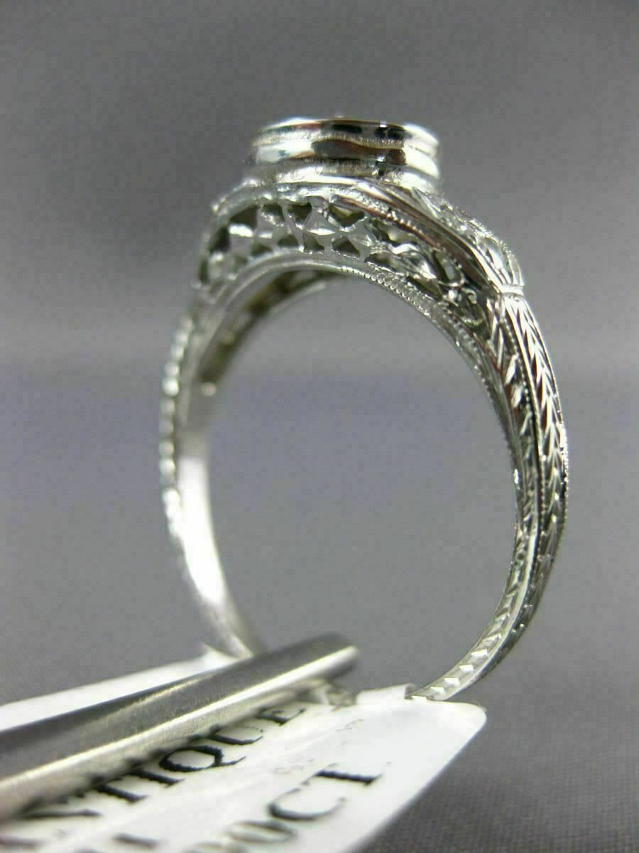 0.90ct Old Mine Cut Diamond Art Deco Ring — GIA Certified, Platinum