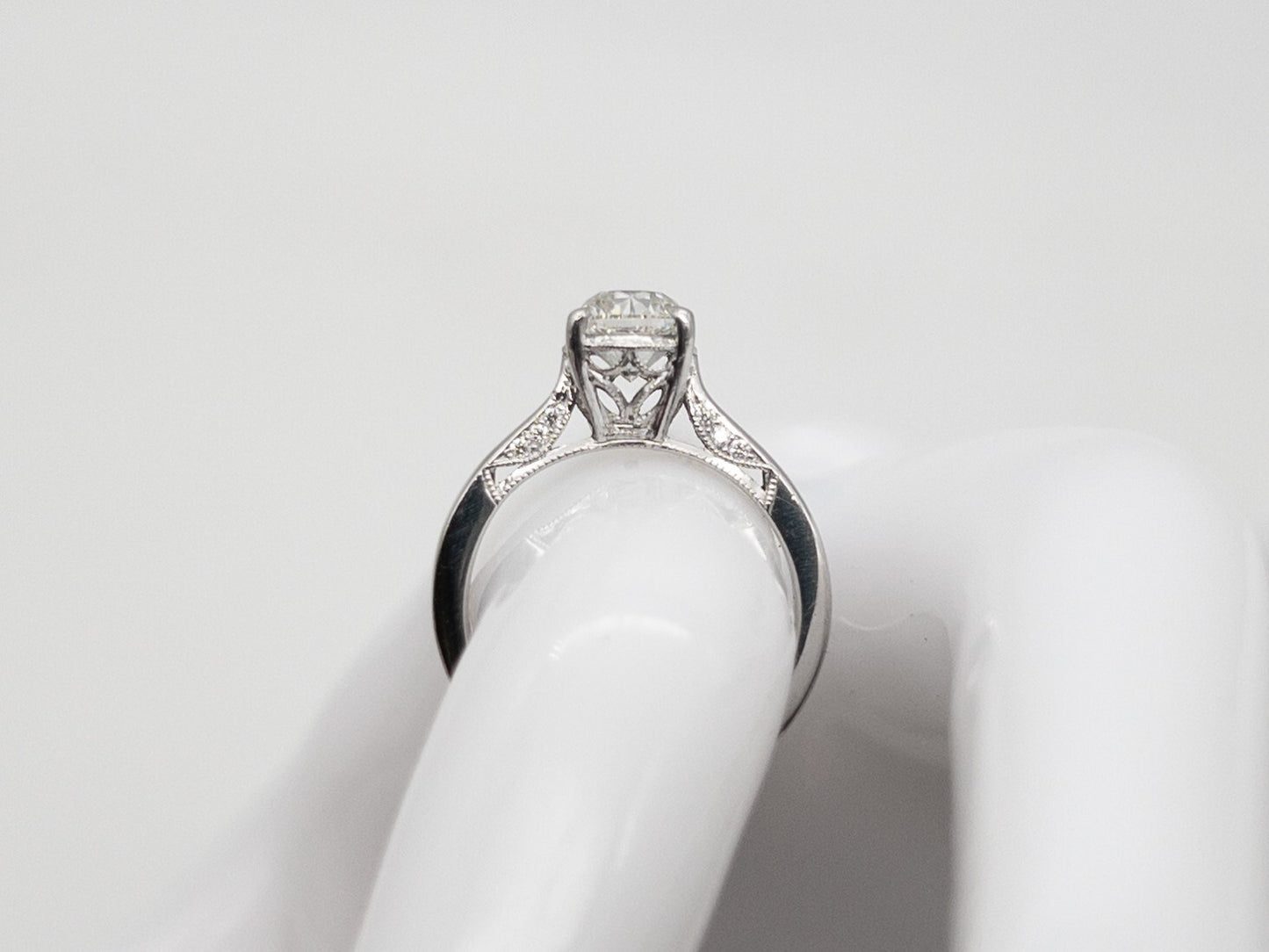 1.25ct Old European Cut Diamond Engagement Ring — GIA Certified, Platinum