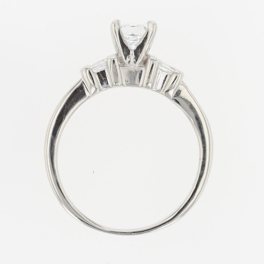 0.73ct Princess Cut Diamond Solitaire Ring — GIA Certified, Platinum