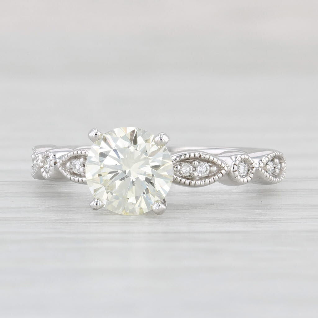 1.25ct Old European Cut Diamond Engagement Ring — GIA Certified, Platinum