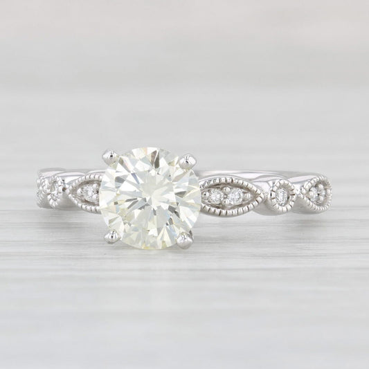 1.25ct Old European Cut Diamond Engagement Ring — GIA Certified, Platinum
