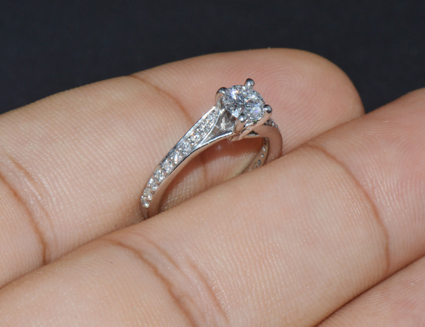 0.69ct Round Brilliant Diamond Solitaire Ring — GIA Certified, 950 Platinum