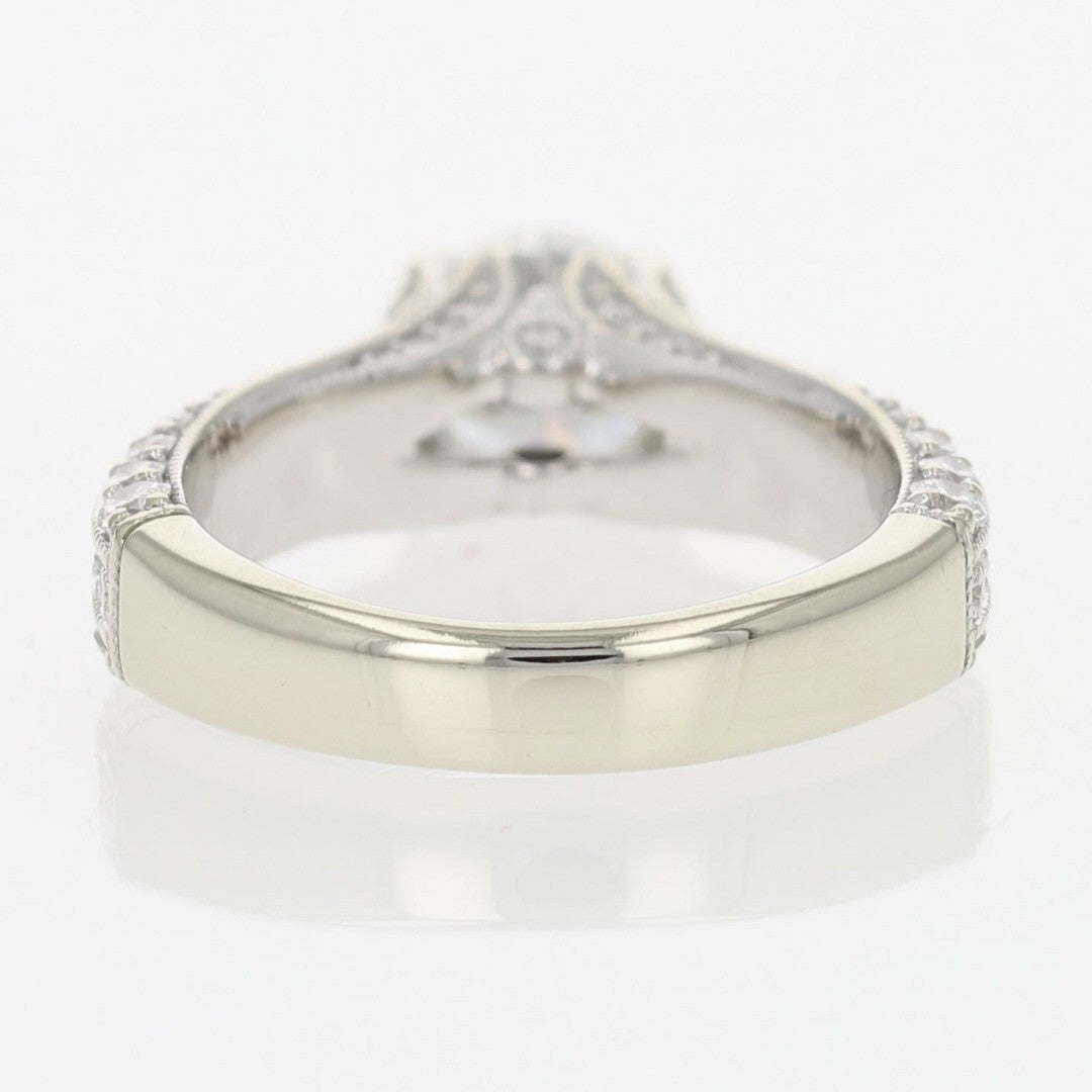 1.22ct Round Brilliant Diamond Engagement Ring — GIA Certified, 14k White Gold