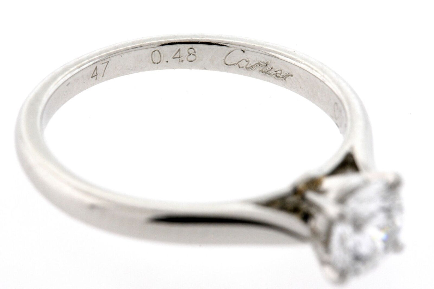 0.48ct Princess Cut Diamond Ring — GIA Certified, Platinum