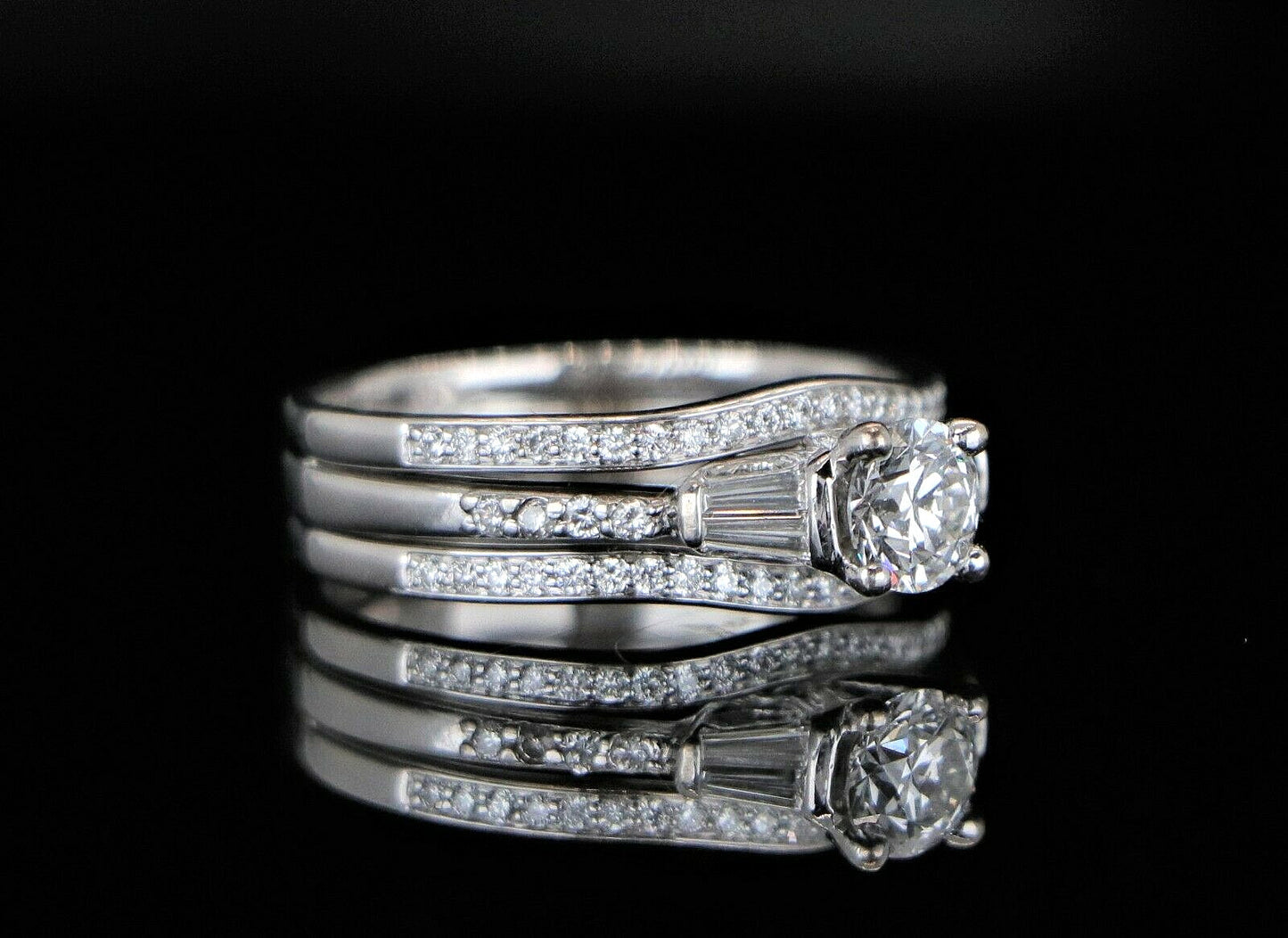 0.72ct Round Brilliant Diamond Engagement Ring — GIA Certified, Platinum