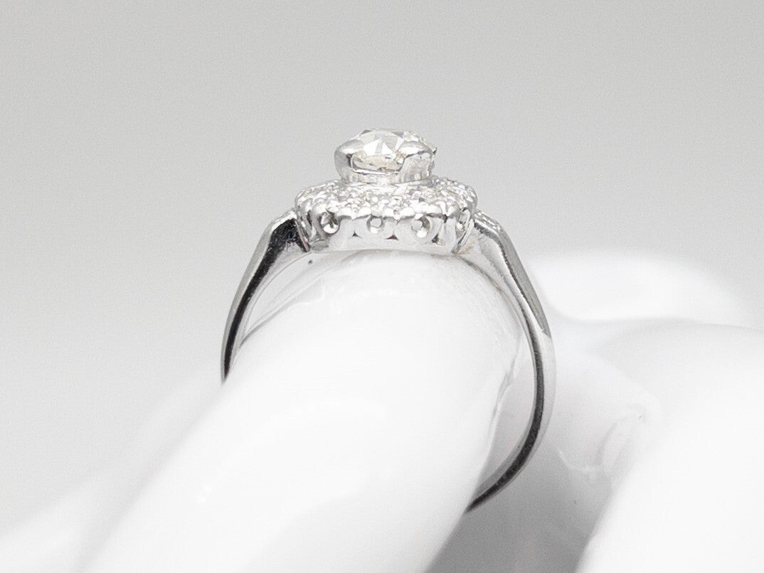 1.13ct Old European Cut Diamond Ring — GIA Certified, Platinum