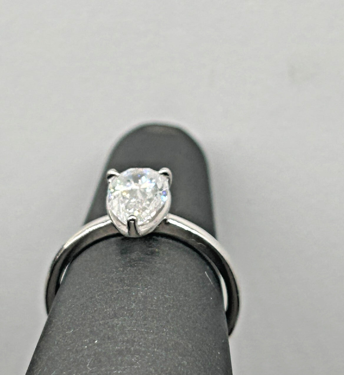 1.29ct Pear Brilliant Diamond Solitaire Ring — GIA Certified, Platinum