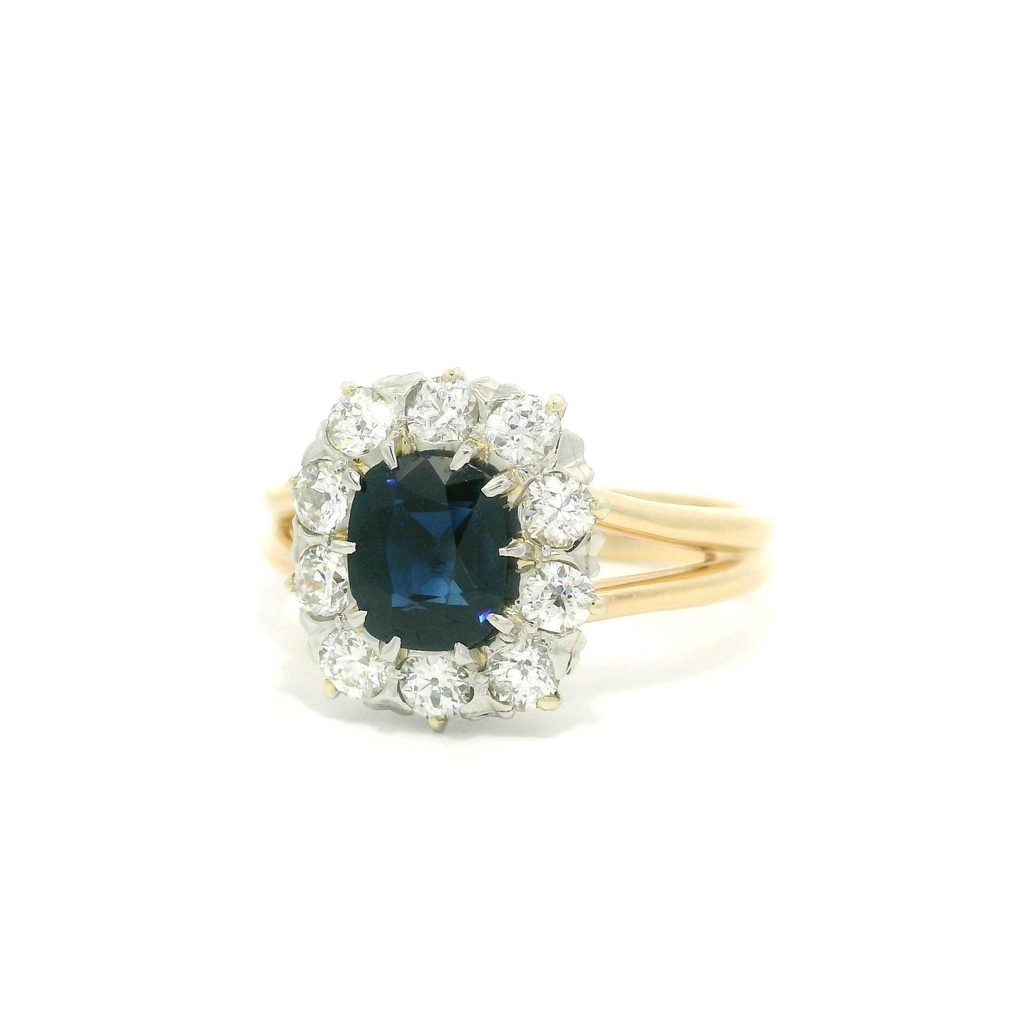 1.06ct Cushion Modified Fancy Brownish Greenish Yellow Diamond Ring — GIA Certified, 18K White Gold