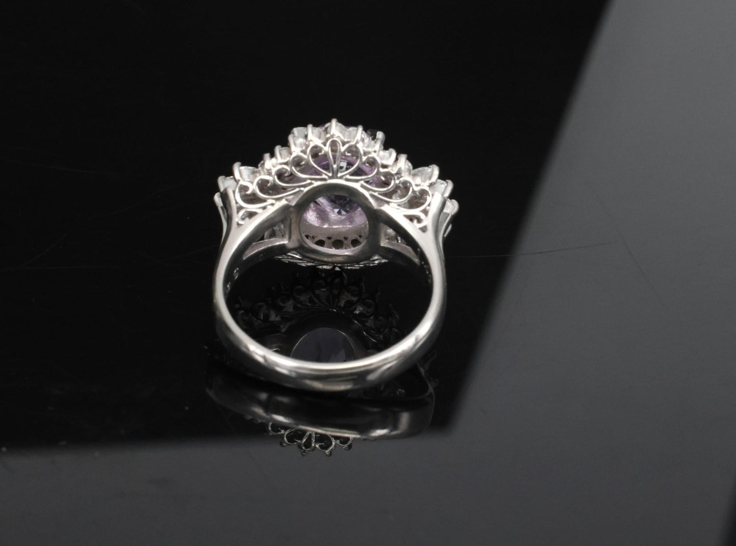 5.26ct Oval Sapphire & 1.43ct Diamond Cocktail Ring — GIA Certified, Platinum