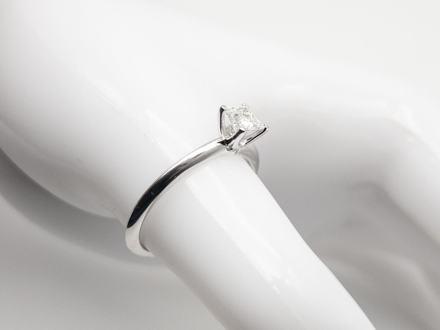 0.48ct Princess Cut Diamond Ring — GIA Certified, Platinum