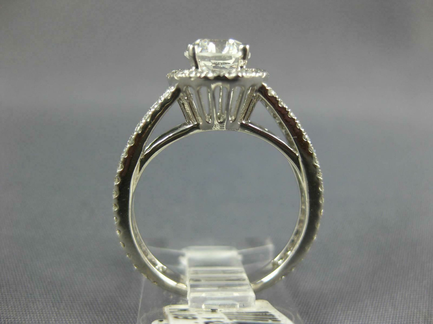 1.81ct Round Brilliant Halo Engagement Ring — GIA Certified, 14k White Gold