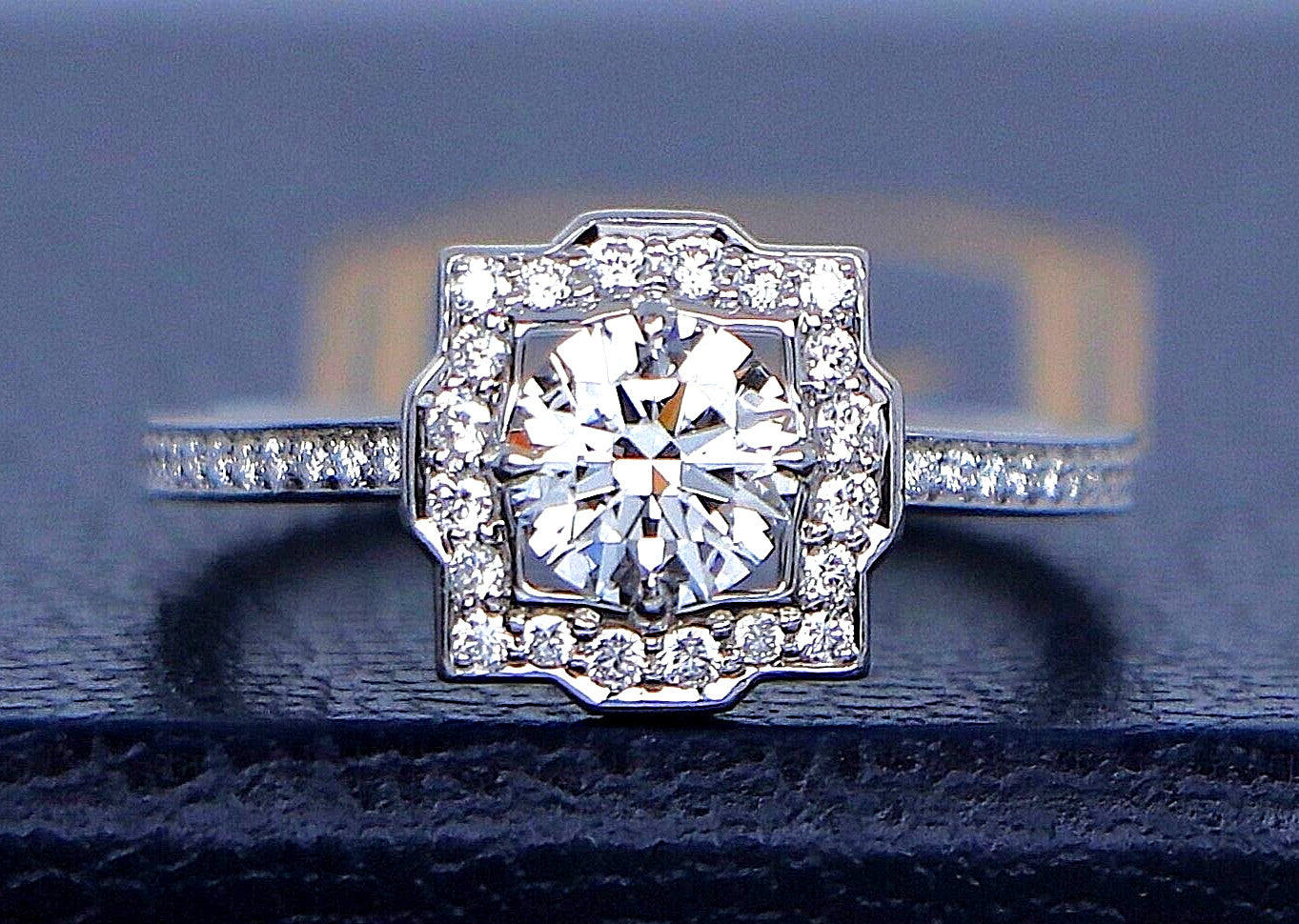 0.50ct Round Brilliant Diamond Engagement Ring — GIA Certified, Platinum