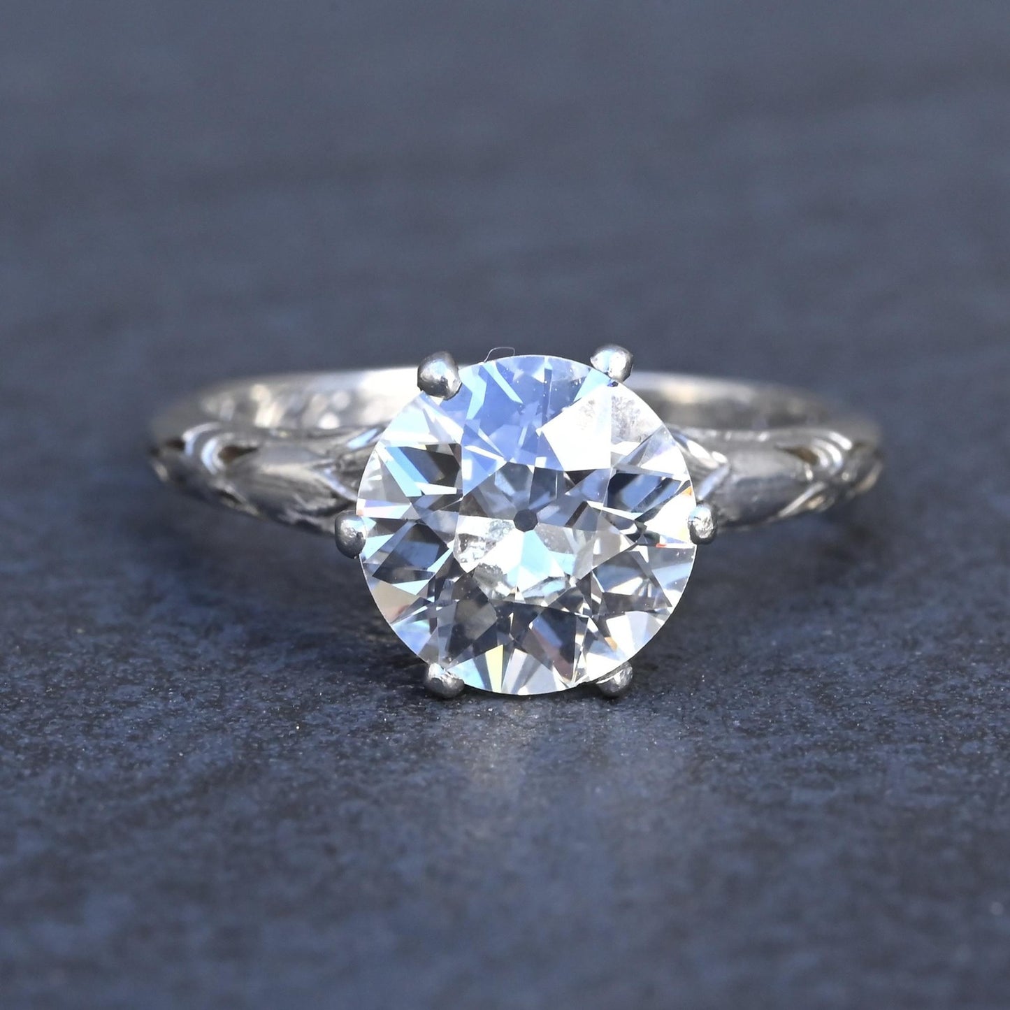 1.60ct Round Brilliant Three-Stone Diamond Ring — GIA Certified, Platinum
