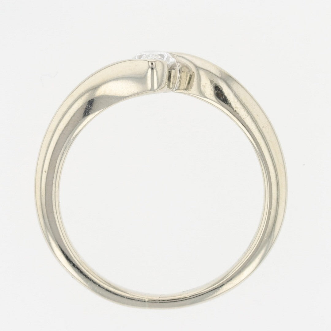 0.46ct Marquise Diamond Solitaire Ring — GIA Certified, 14k White Gold