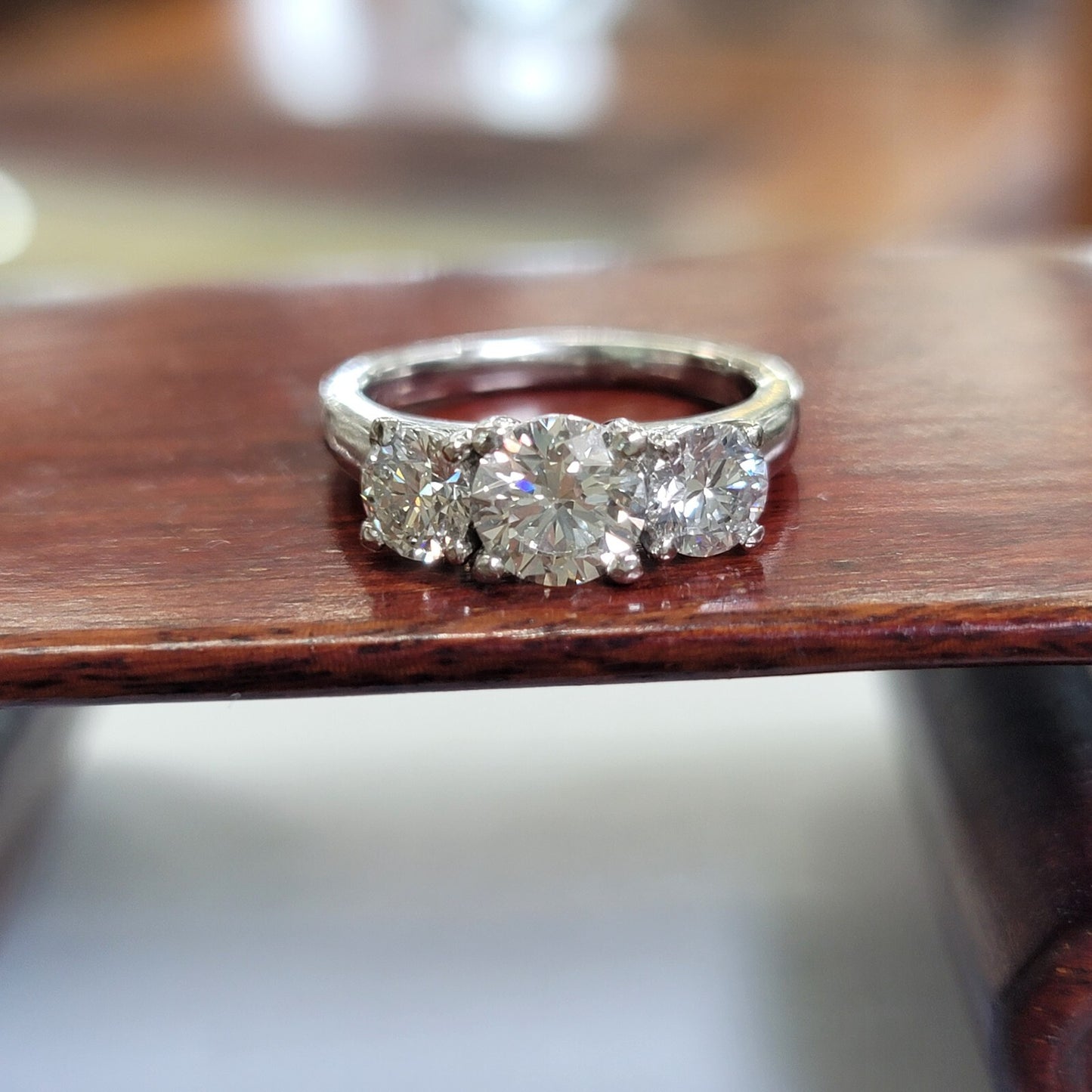 1.07ct Round Brilliant Diamond Ring — GIA Certified, Platinum