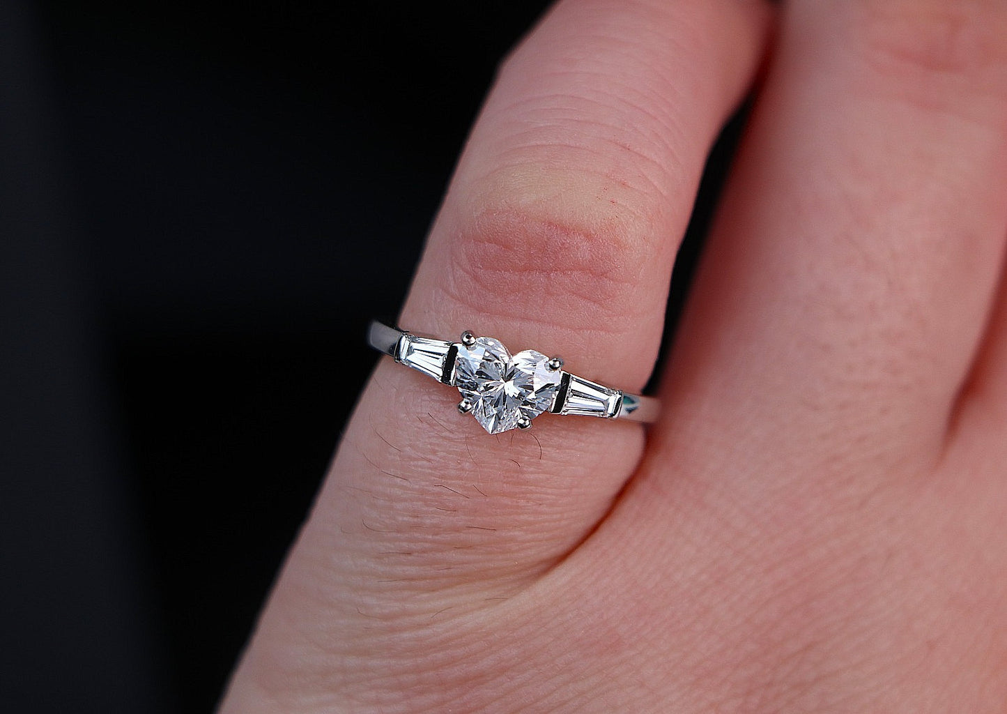 1.01ct Heart Diamond Bvlgari Griffe Ring — GIA Certified, Platinum