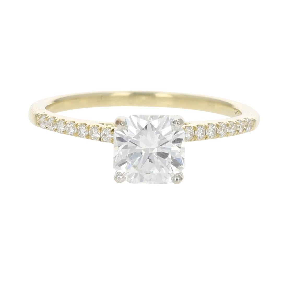 1.12ct Emerald Cut Diamond Engagement Ring — GIA Certified, Platinum