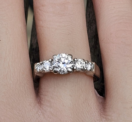 1.19ct Round Brilliant Diamond Engagement Ring — GIA Certified, 18k Yellow Gold