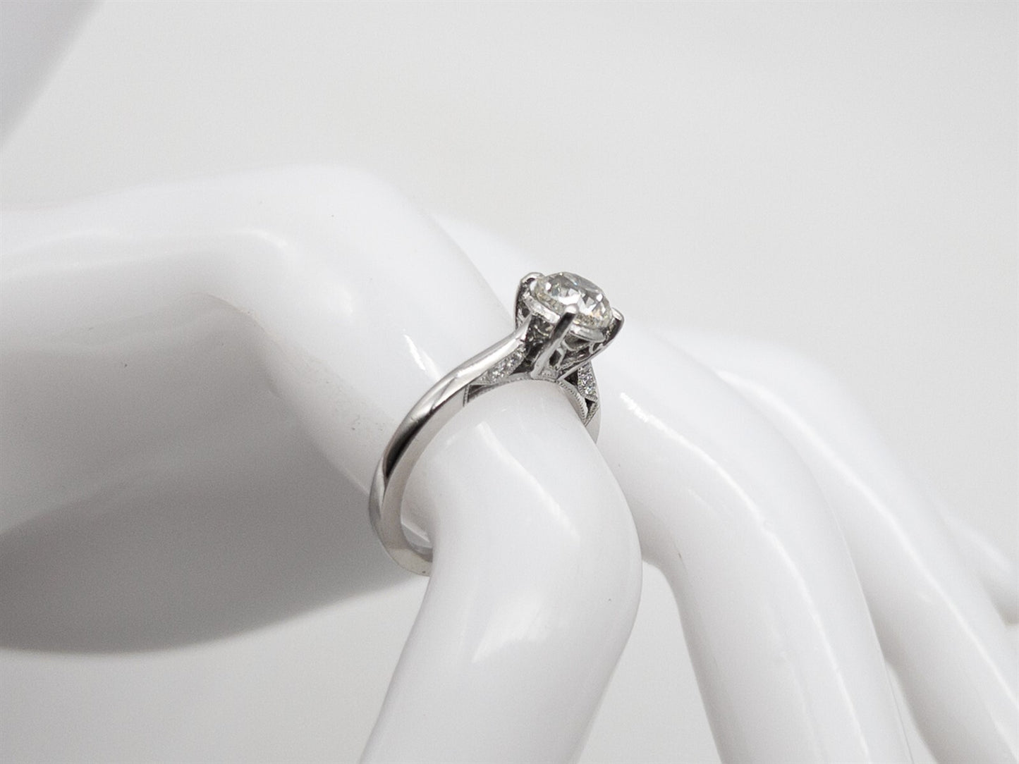 1.25ct Old European Cut Diamond Engagement Ring — GIA Certified, Platinum