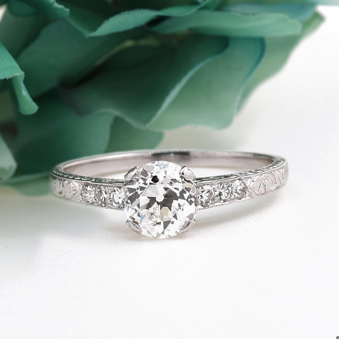 0.98ct Marquise Diamond Engagement Ring — GIA Certified, Platinum