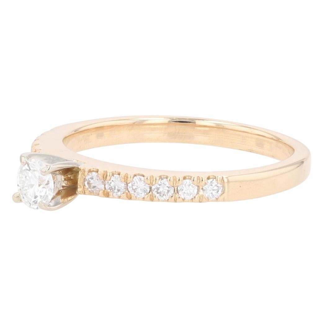 0.49ct Round Brilliant Art Deco Diamond Ring — GIA Certified, Platinum