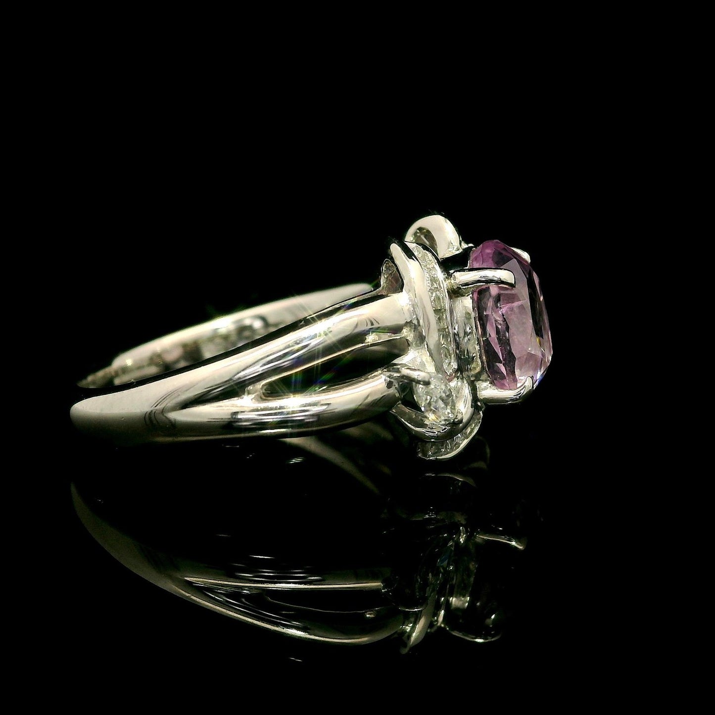 2.01ct Oval Ruby & Diamond Ring — GIA Certified, Platinum