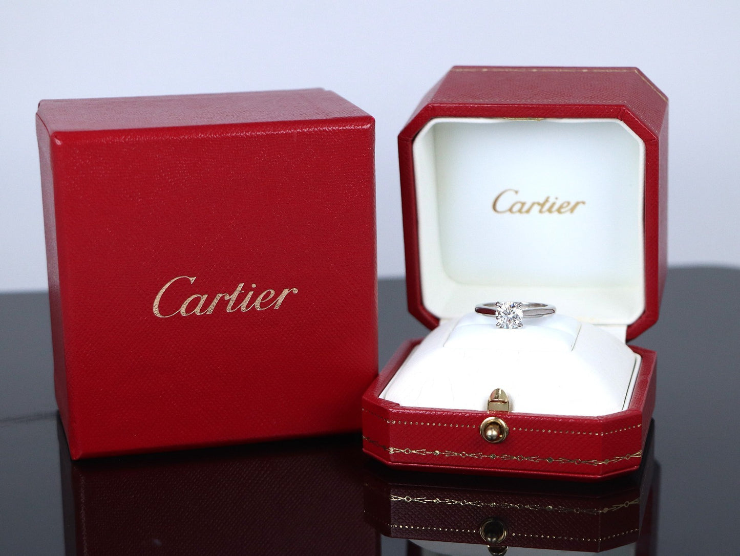 1.09ct Round Brilliant Diamond Solitaire Ring — GIA Certified, Platinum