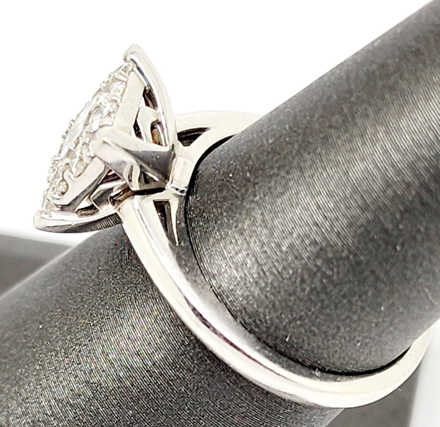 0.50ct Round Brilliant Diamond Cartier Ring — GIA Certified, 18k White Gold