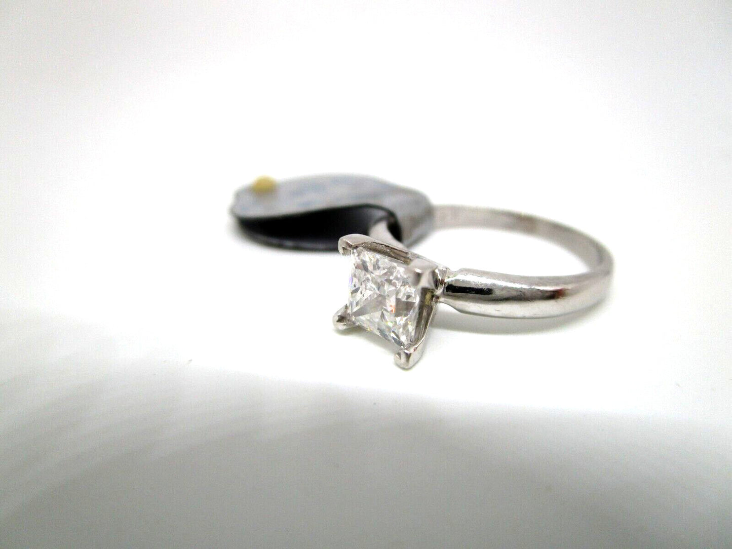 0.73ct Princess Cut Diamond Solitaire Ring — GIA Certified, Platinum
