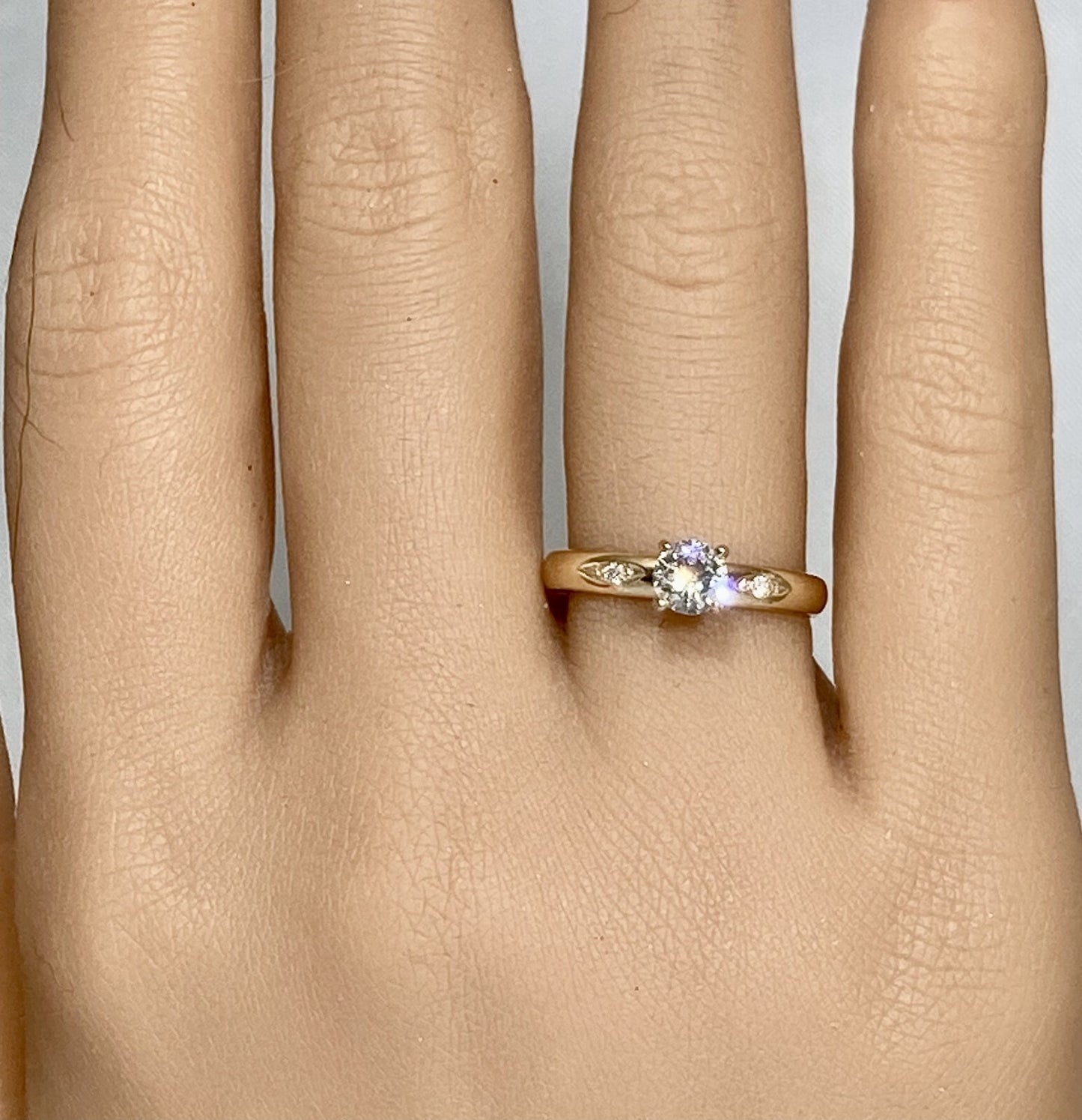 0.39ct Round Brilliant Diamond Ring — GIA Certified, 14k Gold