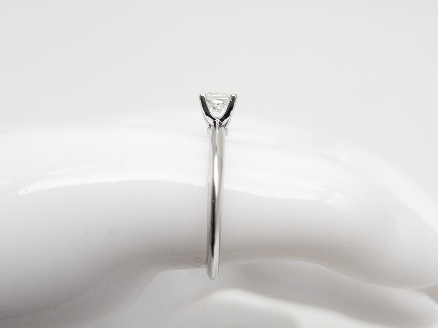 0.48ct Princess Cut Diamond Ring — GIA Certified, Platinum