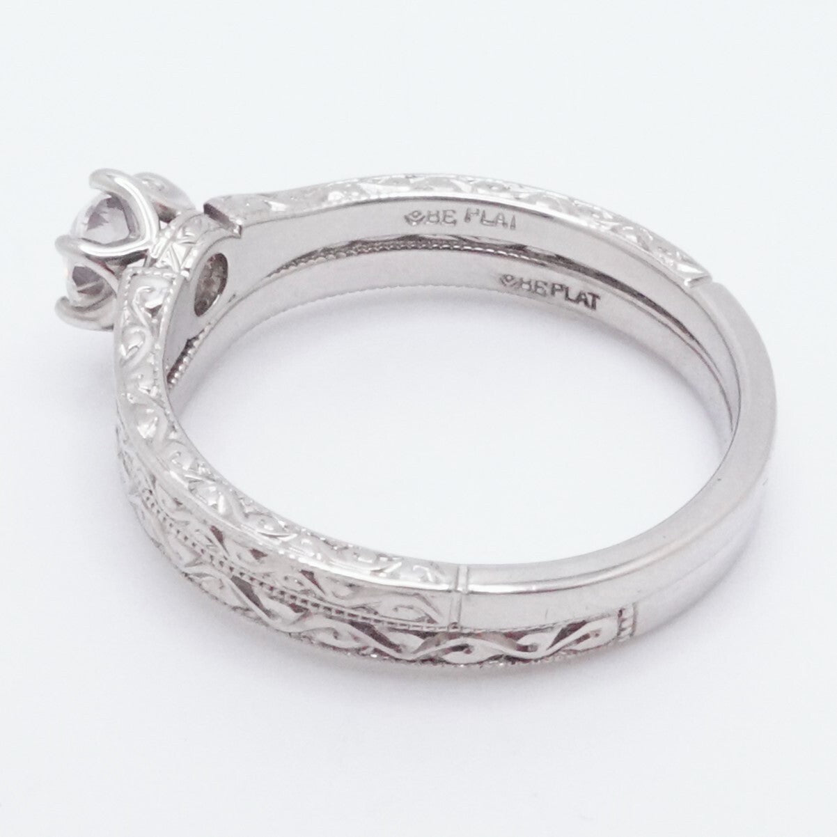 0.46ct Round Brilliant Diamond Solitaire Ring — GIA Certified, Platinum