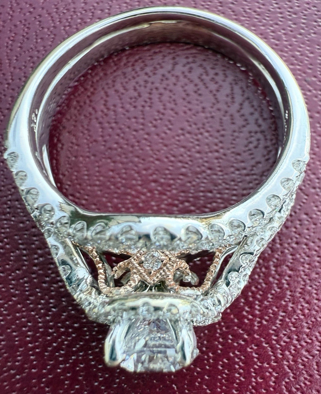 0.75ct Round Brilliant Halo Engagement Ring — GIA Certified, 14k White Gold