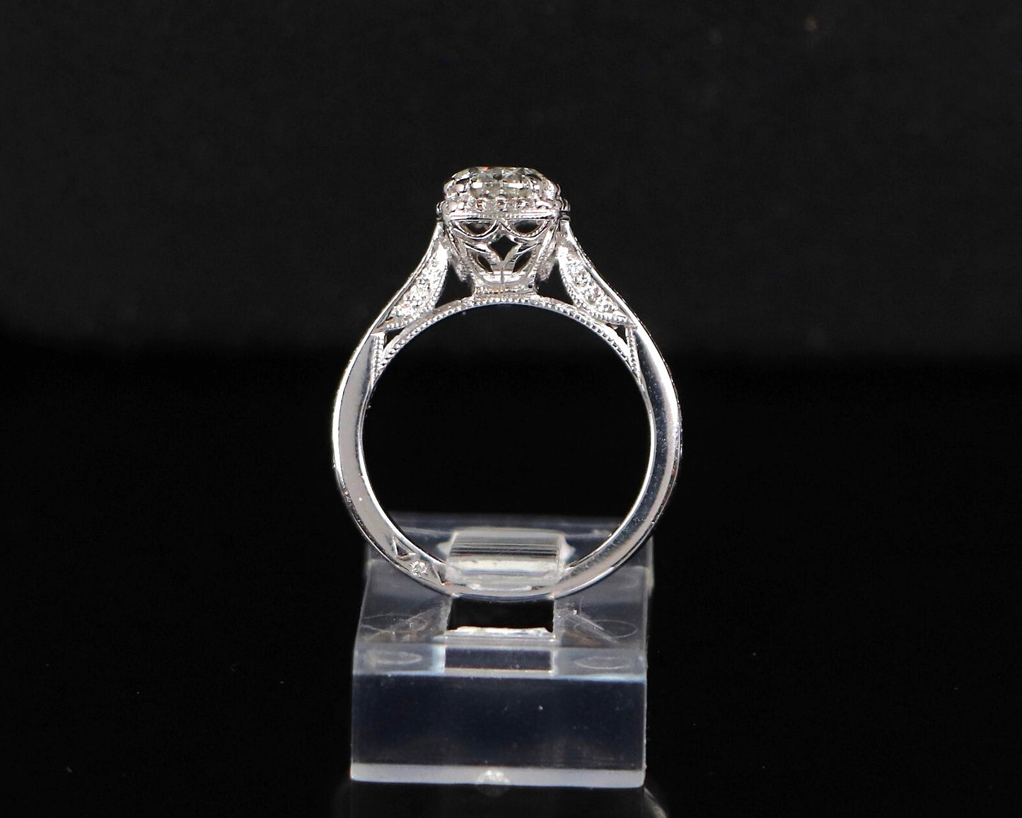 1.08ct Round Brilliant Diamond Engagement Ring — GIA Certified, Platinum