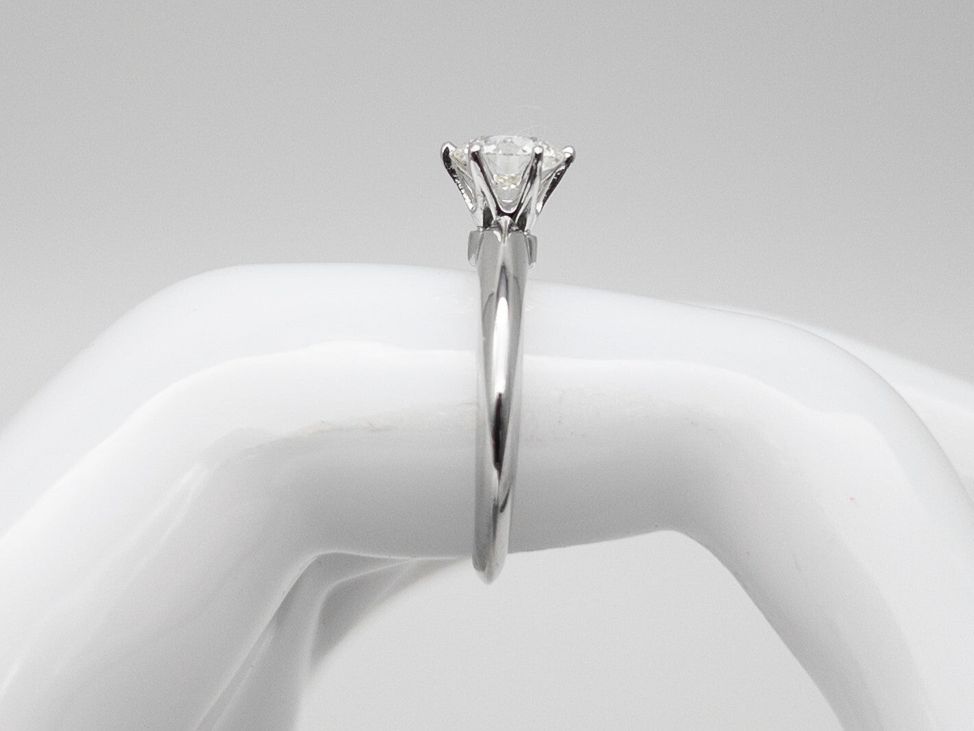 1.24ct Round Brilliant Diamond Wedding Ring — GIA Certified, Platinum