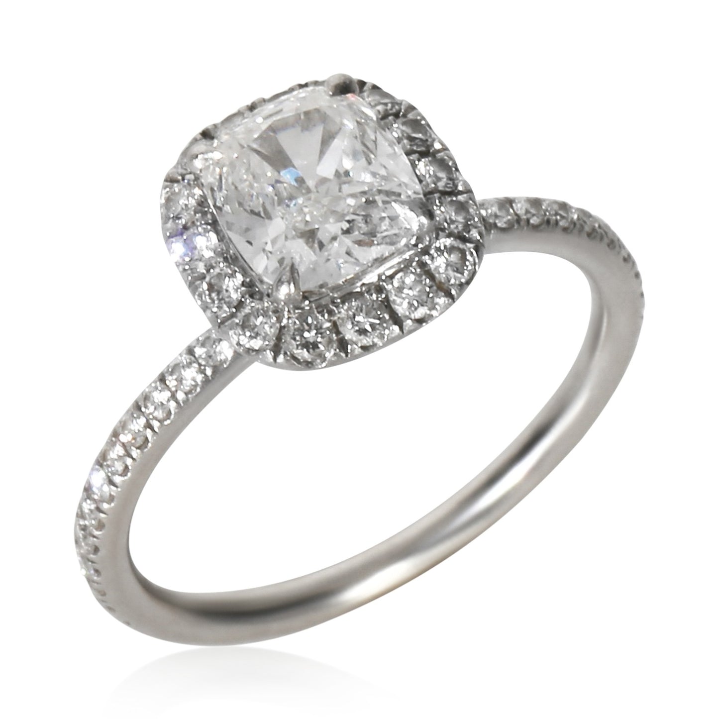 1.73ct Round Brilliant Diamond Engagement Ring — GIA Certified, Platinum