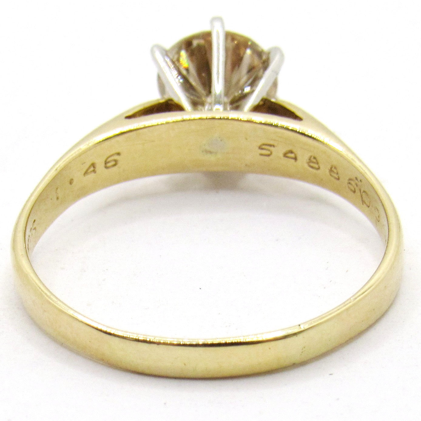 1.22ct Round Brilliant Diamond Solitaire Ring — GIA Certified, 14k Yellow Gold