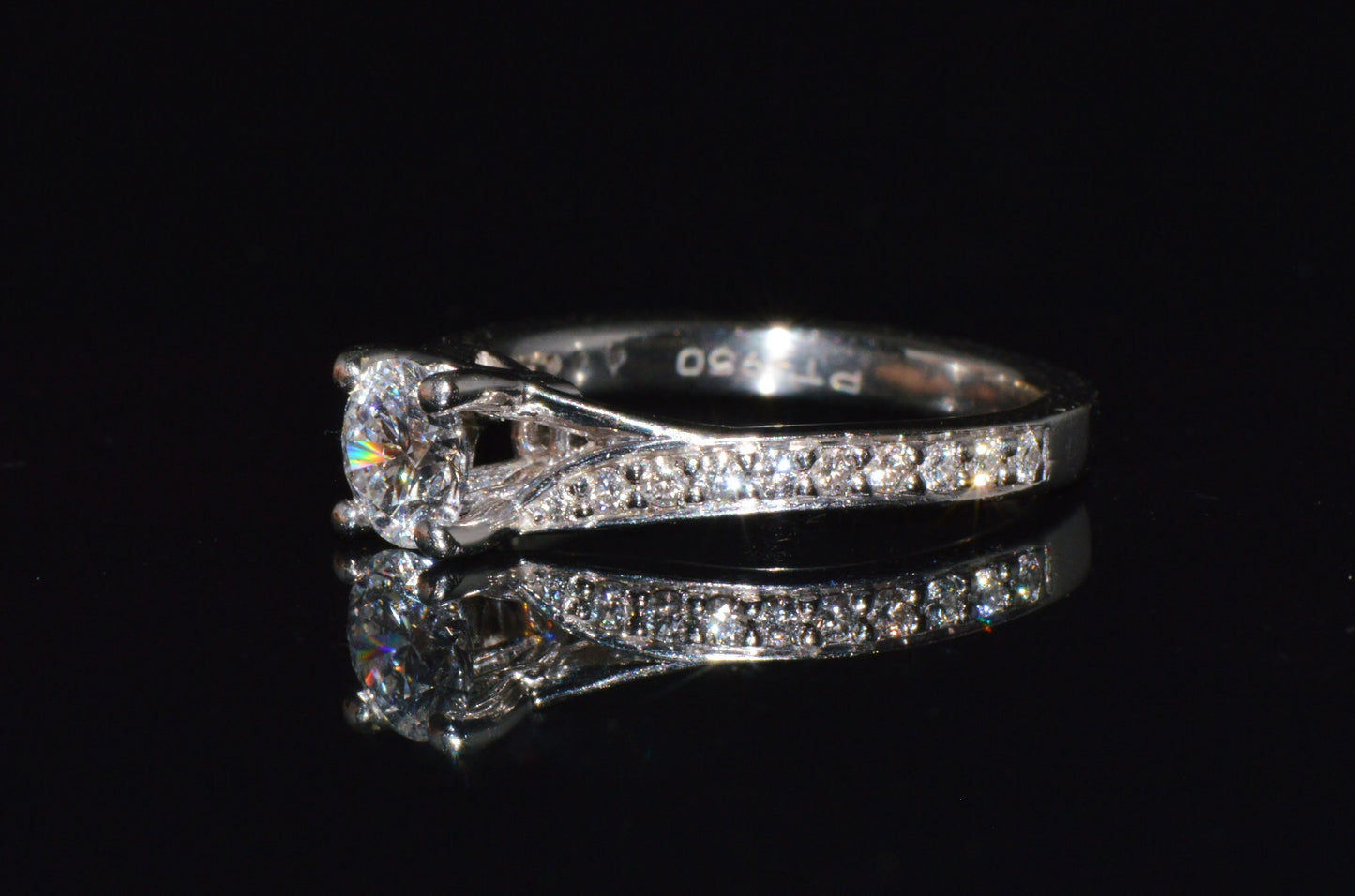 0.69ct Round Brilliant Diamond Solitaire Ring — GIA Certified, 950 Platinum