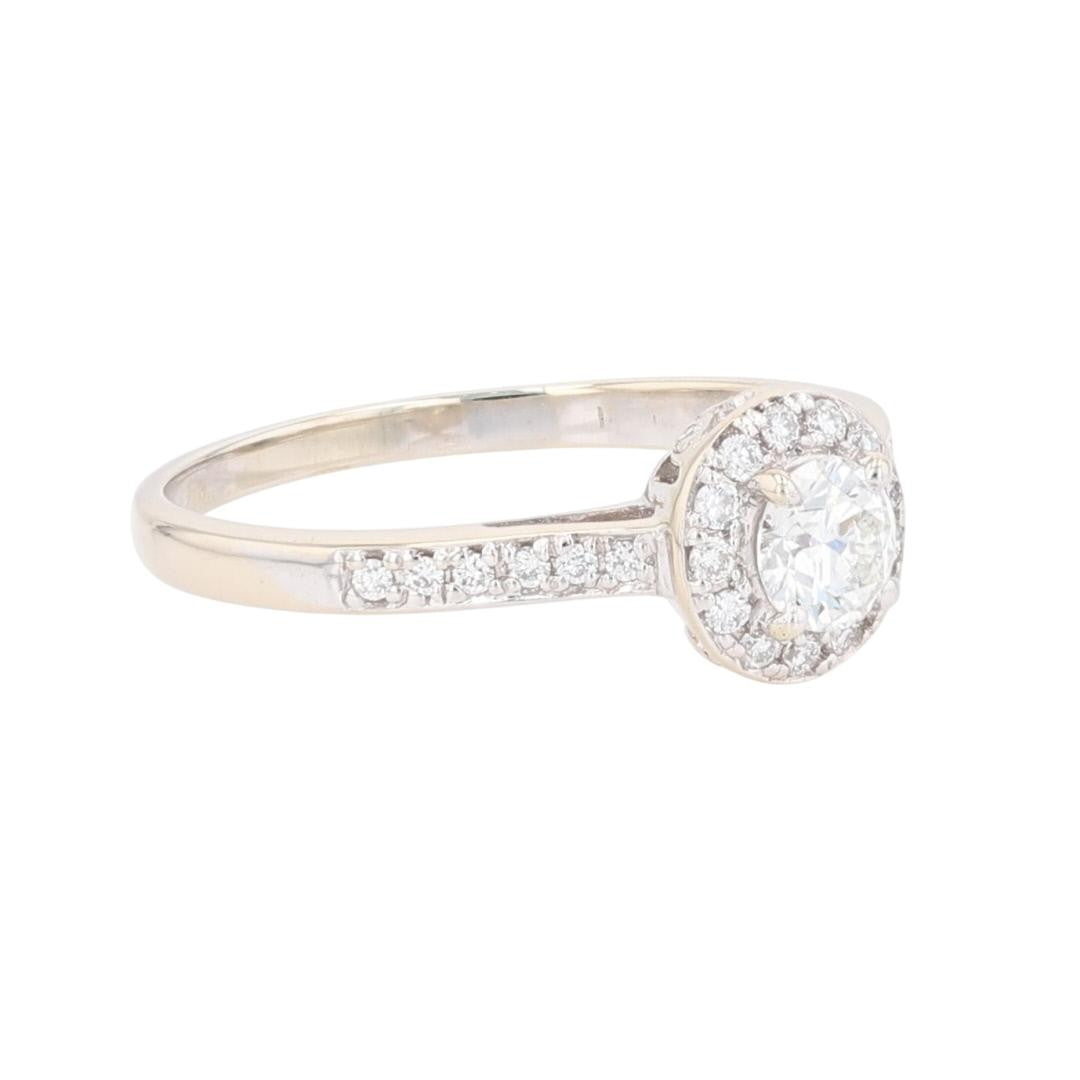 0.60ct Round Brilliant Lab Grown Diamond Ring — GIA Certified, 18k Yellow Gold