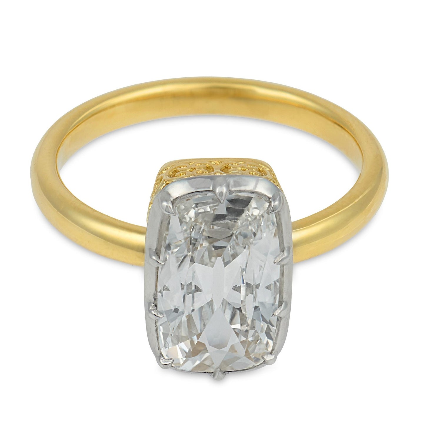 1.81ct Round Brilliant Halo Engagement Ring — GIA Certified, 14k White Gold