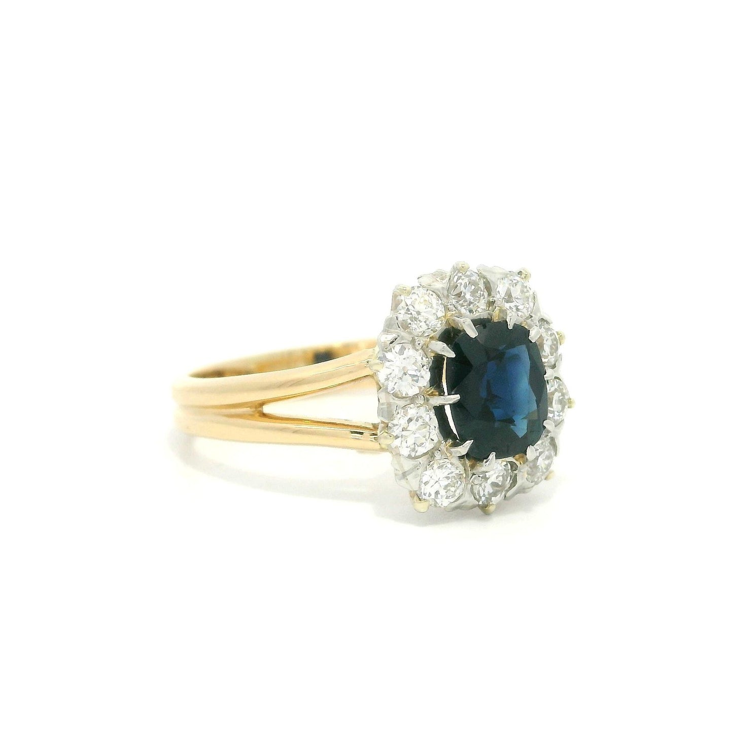 1.06ct Cushion Modified Fancy Brownish Greenish Yellow Diamond Ring — GIA Certified, 18K White Gold
