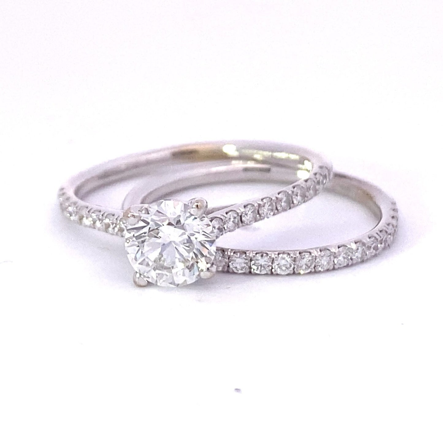 1.08ct Round Brilliant Diamond Engagement Ring — GIA Certified, Platinum