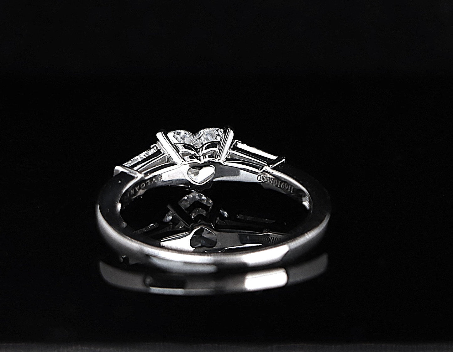 1.01ct Heart Diamond Bvlgari Griffe Ring — GIA Certified, Platinum