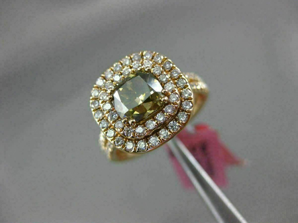 2.30ct Fancy Brown & White Diamond Halo Engagement Ring — GIA Certified, 18k Rose Gold