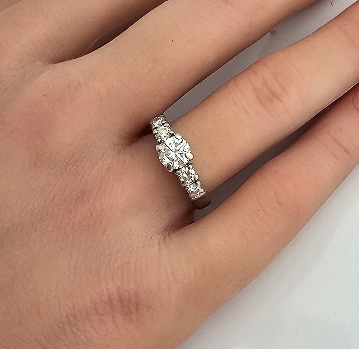 1.19ct Round Brilliant Diamond Engagement Ring — GIA Certified, 18k Yellow Gold