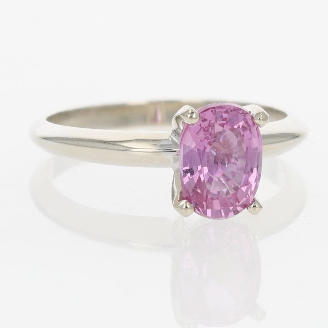 1.7ct Oval Diamond Engagement Ring — GIA Certified, 18k Gold