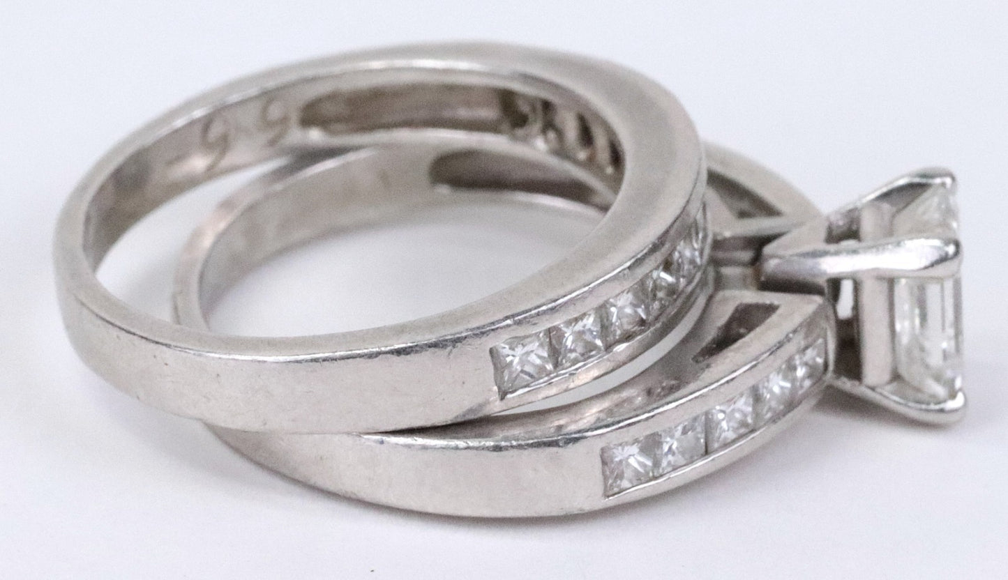 1.15ct Old European Cut Diamond Art Deco Ring — GIA Certified, Platinum